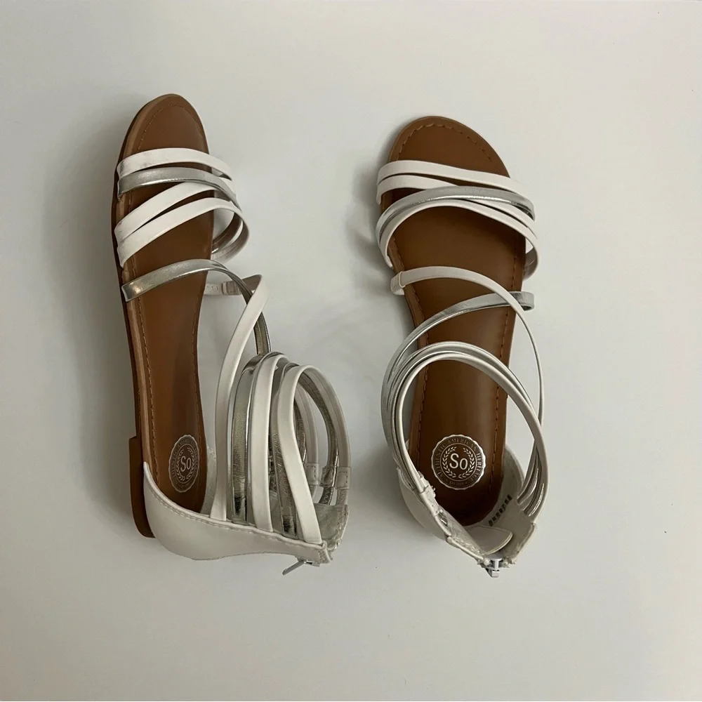 3 Pairs of Gladiator Sandals Size 6.5 Bundle - Picture 2 of 16